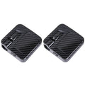 1 Pcs ABS Carbon Fiber Black Smart Car Door Welcome Light – HD Wireless Infrared Projection