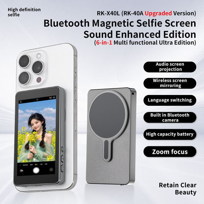 1. RK-X40L Magnetic Rear Screen Vlog Monitor