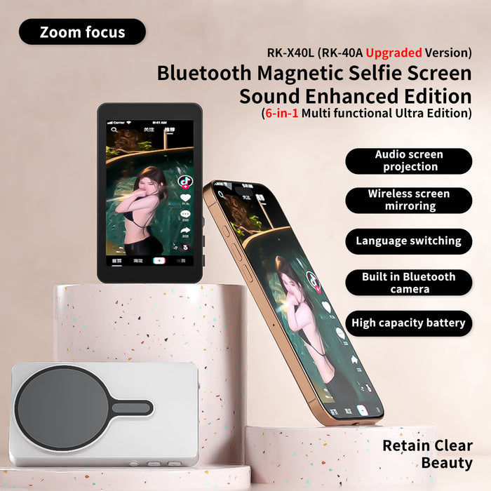 1. RK-X40L Magnetic Rear Screen Vlog Monitor