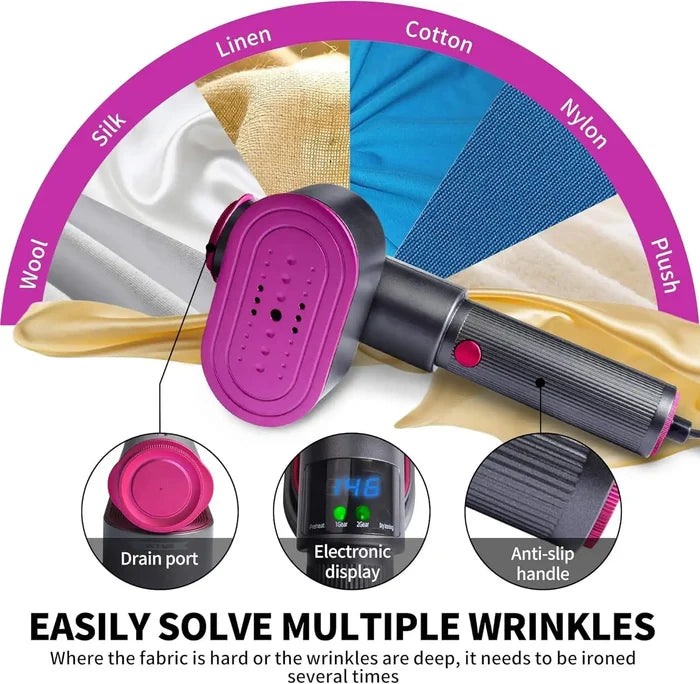1200W Portable Handheld Clothes Garment Fabric Steamer USB