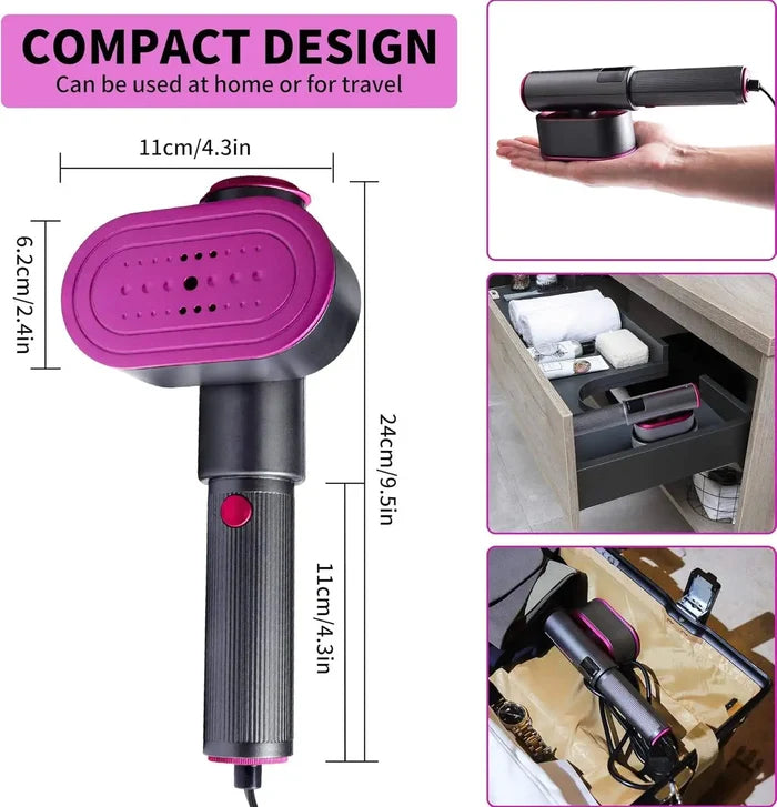 1200W Portable Handheld Clothes Garment Fabric Steamer USB