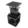 12x12 Catch Basin Plastic Grate Package - Vodaland