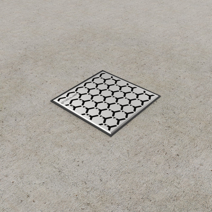 12x12 Catch Basin Stainless Steel Nova Grate Package - Vodaland