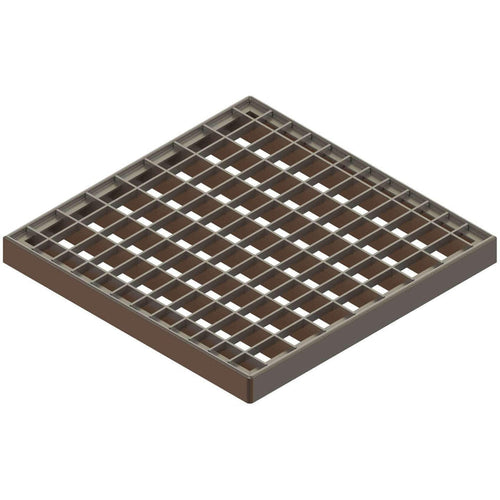 12x12 Galvanized Stamped Steel Catch Basin Grate Gratings Vodaland