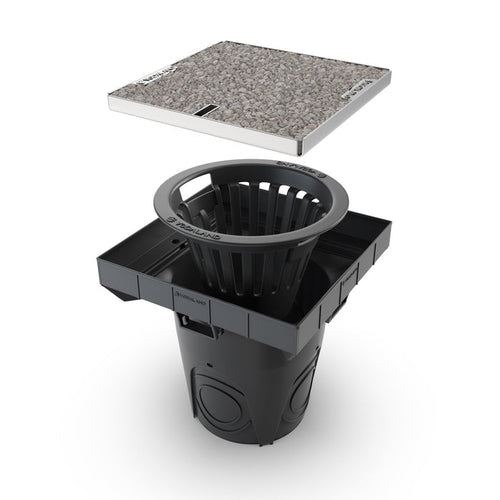 12x12 NEO Basin Gravel Grate Package - Vodaland