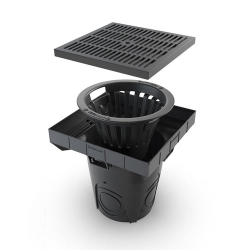 12x12 NEO Basin Plastic Grate Package - Vodaland
