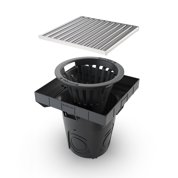 12x12 NEO Basin Stainless ADA / Heel Proof Package - Vodaland