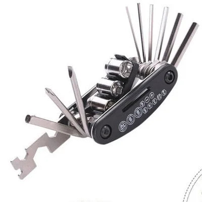 16-in-1 Steel Mountain Bike Hex Screw and Wrench