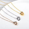18K Gold Double Heart Necklace - Non-Tarnish & Trendy