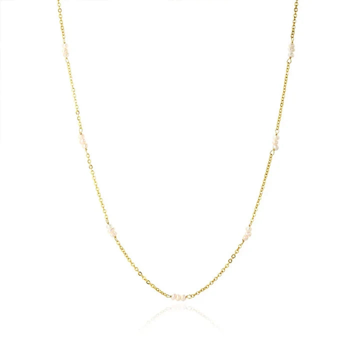 18k Gold Freshwater Pearl Necklace