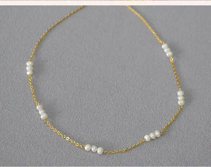 18k Gold Freshwater Pearl Necklace