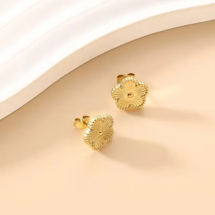 18K Gold Plated Luxury Flower Jewelry Set