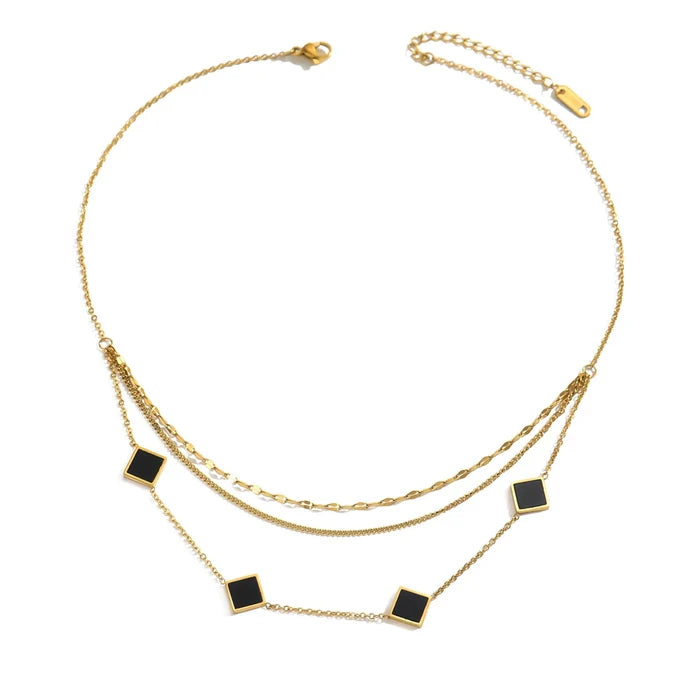 18K Gold Plated Titanium Steel Collarbone Chain