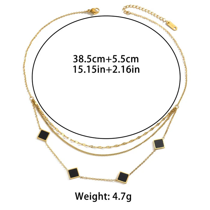 18K Gold Plated Titanium Steel Collarbone Chain