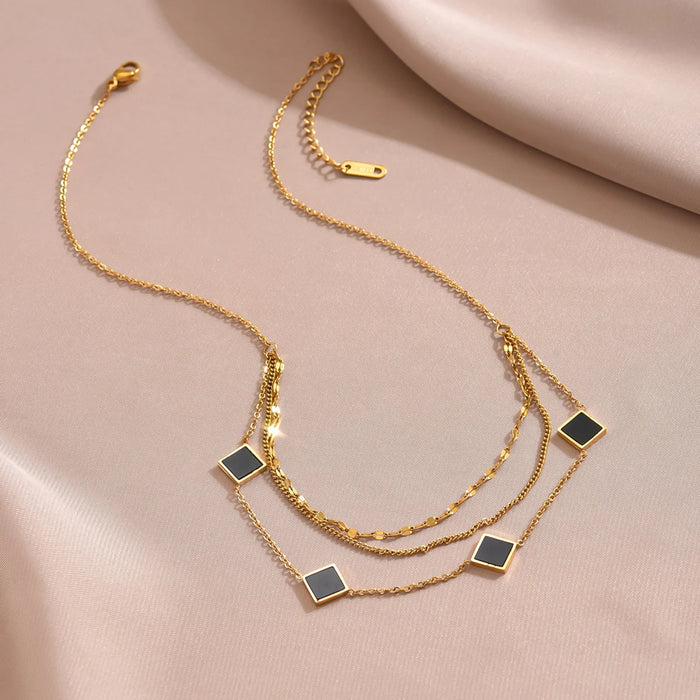 18K Gold Plated Titanium Steel Collarbone Chain