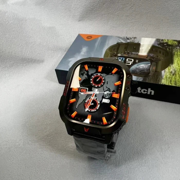 2026 Stainless Steel Waterproof Smartwatch with Bluetooth