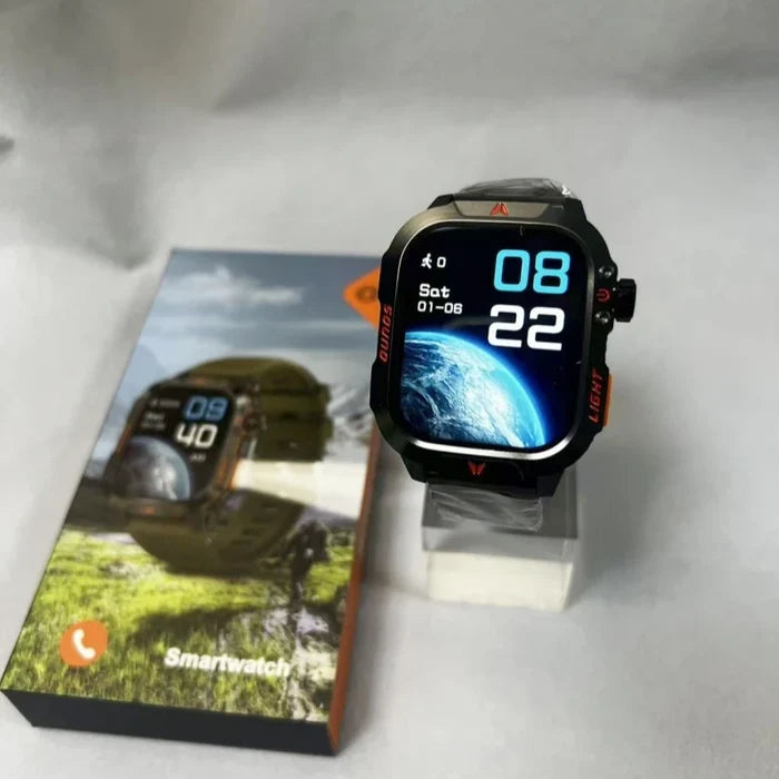 2026 Stainless Steel Waterproof Smartwatch with Bluetooth