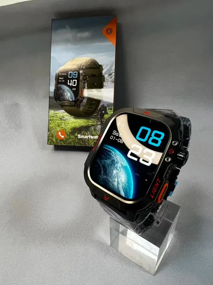 2026 Stainless Steel Waterproof Smartwatch with Bluetooth