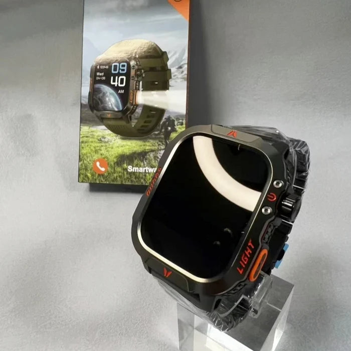 2026 Stainless Steel Waterproof Smartwatch with Bluetooth