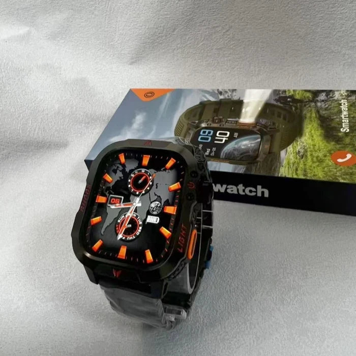 2026 Stainless Steel Waterproof Smartwatch with Bluetooth