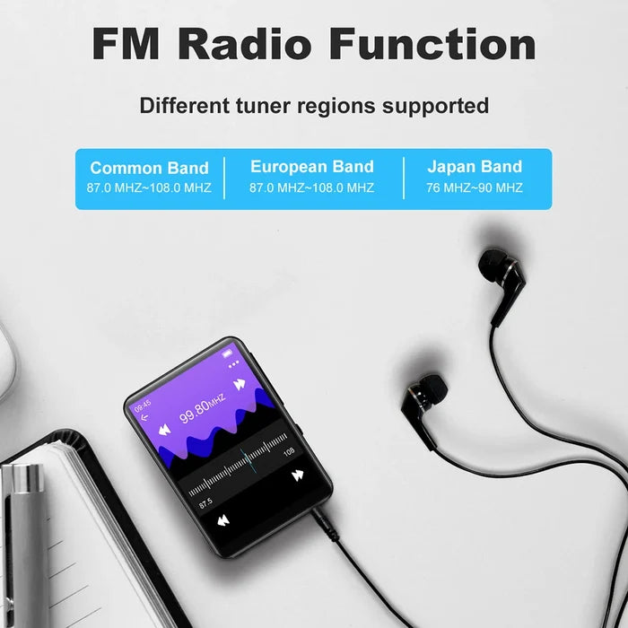 2.4 Inch Digital Touch Screen MP3 Player with TF Card Music Player