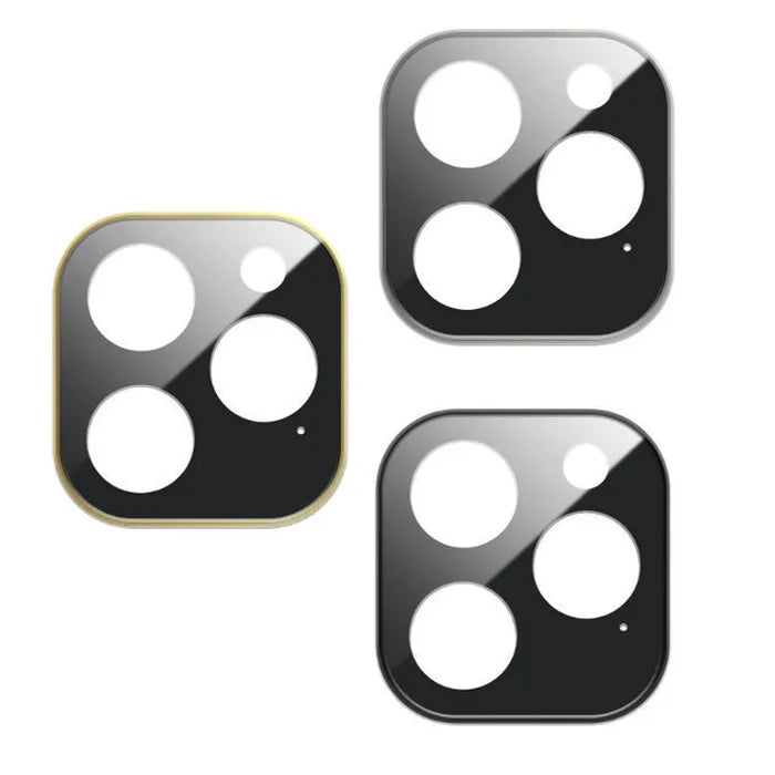 2in1 Metal + Glass iPhone Camera Lens Protector