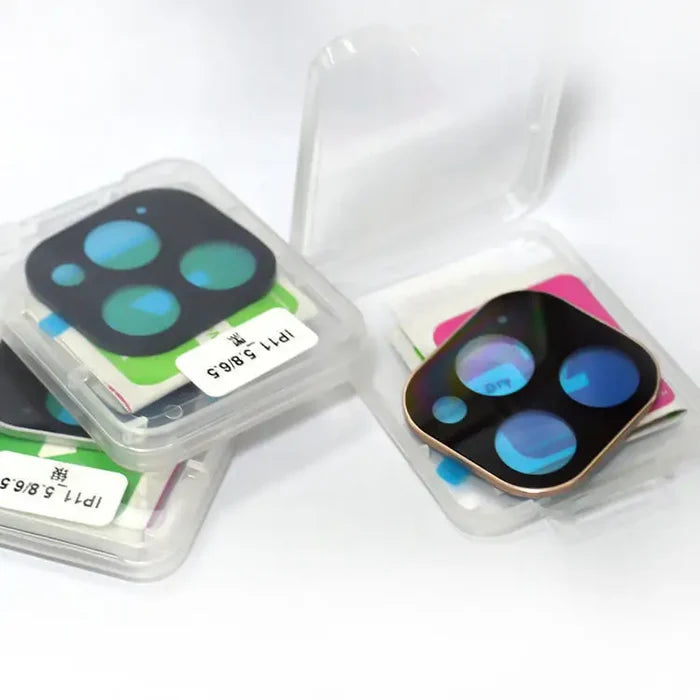 2in1 Metal + Glass iPhone Camera Lens Protector