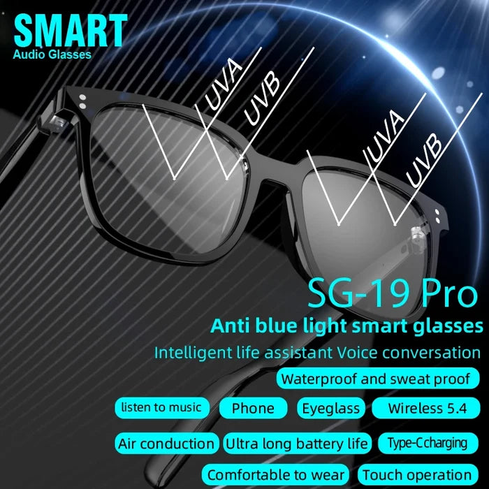 3-in-1 Smart Sunglasses with TWS Earphones