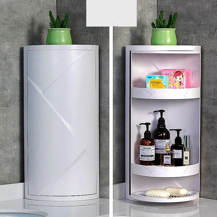 360° Rotatable Triangle Bathroom Rack