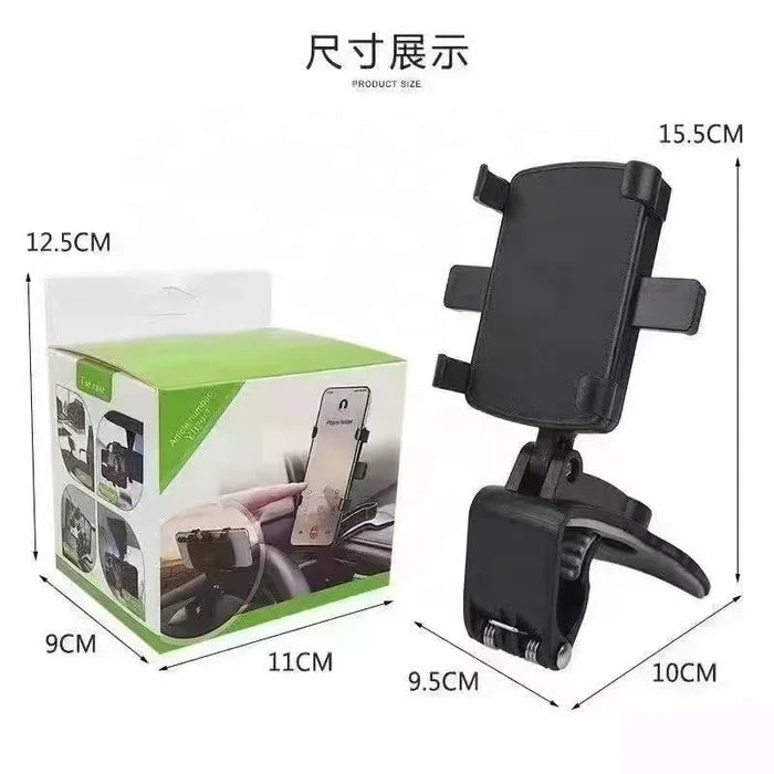 360° Rotating Car Phone Holder - Multifunctional Mount