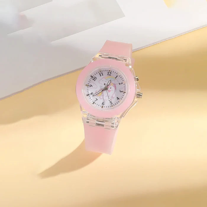 3D Kids Flash Light Watches for Girls