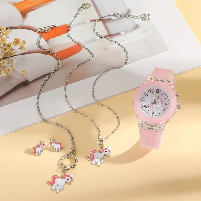 3D Kids Flash Light Watches for Girls