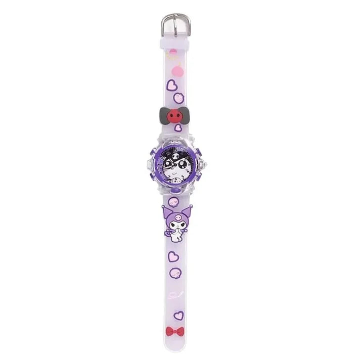 3D Luminous Hello Kitty Quartz Watch for Kids