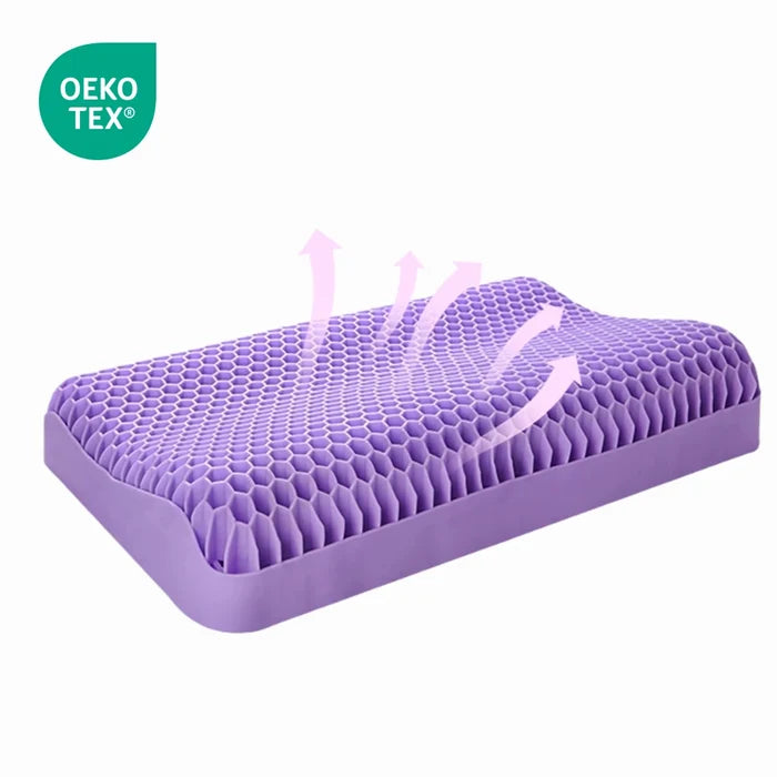3D TPE Cooling Gel Ergonomic Pillow