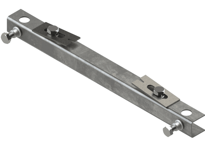 4" Channel Installation Mounting Bracket Accessories. Steel Bracket