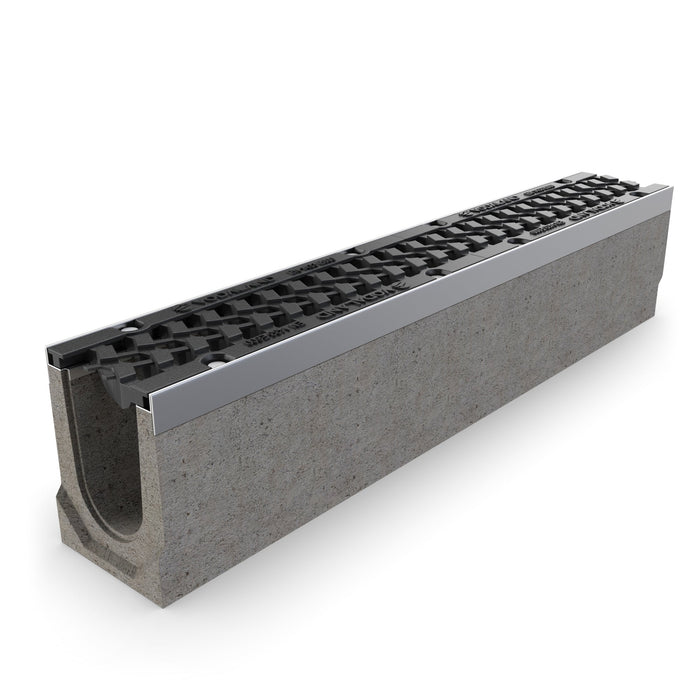 4" Fiber Reinforced Pre Slope Concrete Channel 1% Slope - Vodaland
