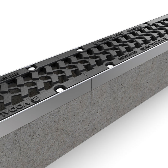 4" Fiber Reinforced Pre Slope Concrete Channel 1% Slope - Vodaland