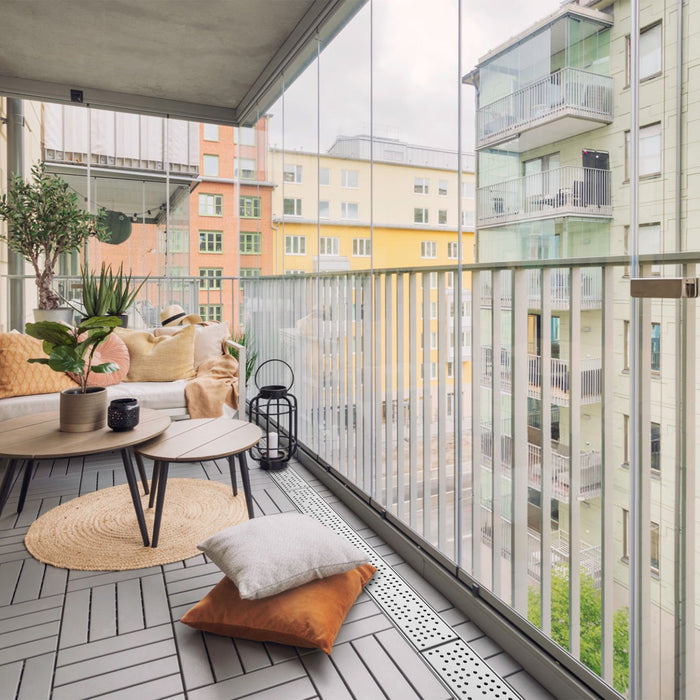 4" Ultra Thin Channel - Balcony & Deck System - Vodaland