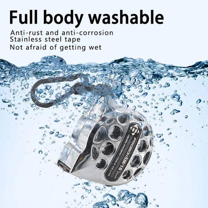 5M Hollow-Carved Stainless Steel Measuring Tape – Waterproof Tape Measure