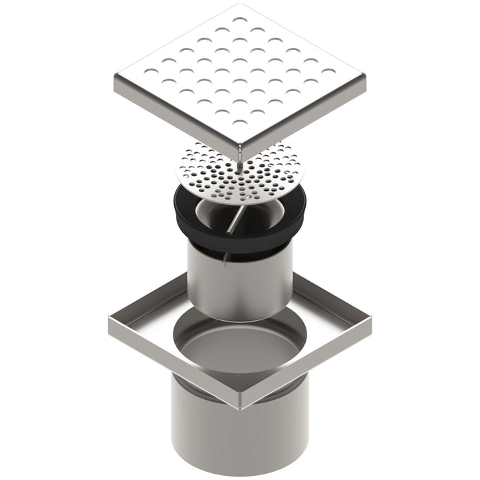 6" Stainless Steel Floor and Shower Drain