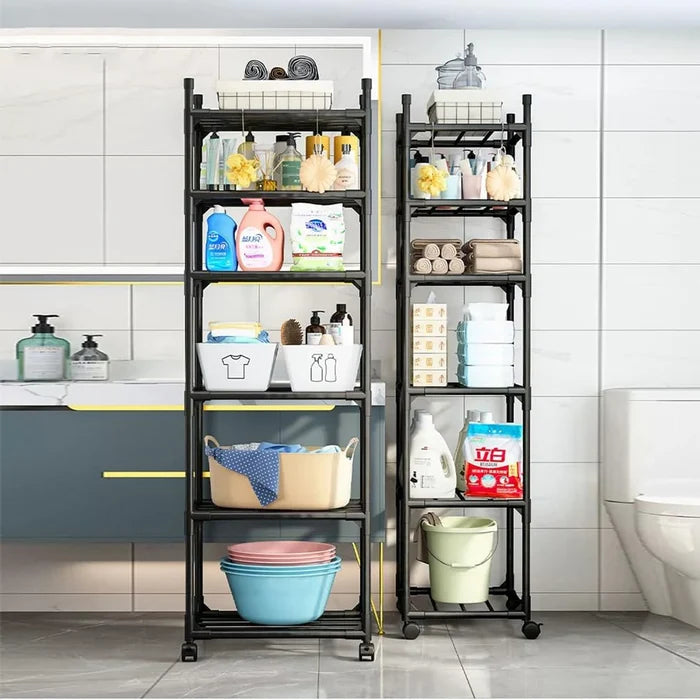 6-Tier Rolling Kitchen Storage Trolley