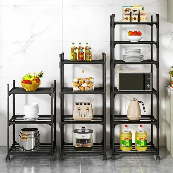 6-Tier Rolling Kitchen Storage Trolley