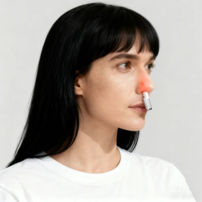 650nm Red Light Therapy Device for Sinusitis Relief | Nasal Allergy