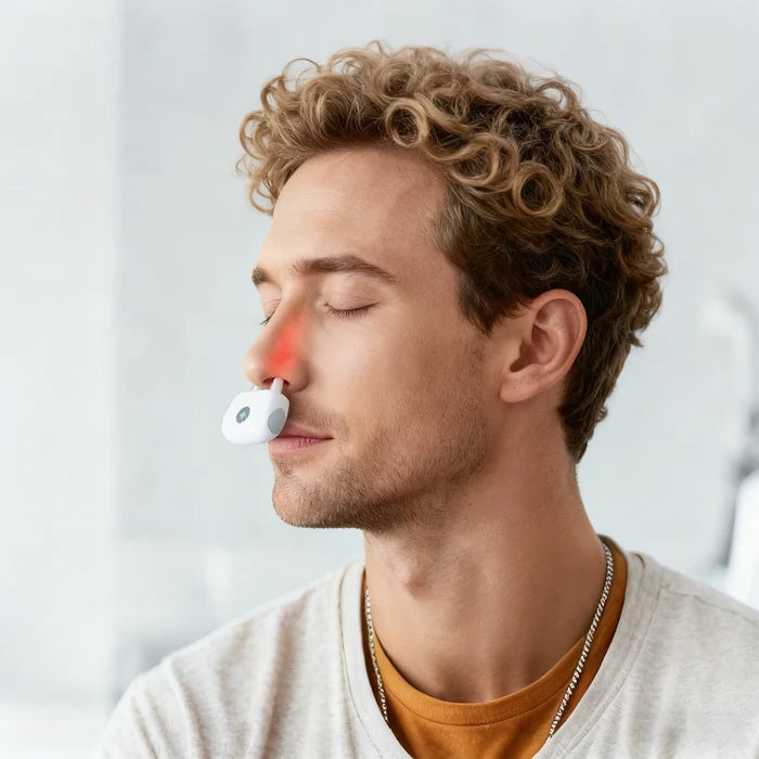 650nm Red Light Therapy Device for Sinusitis Relief | Nasal Allergy