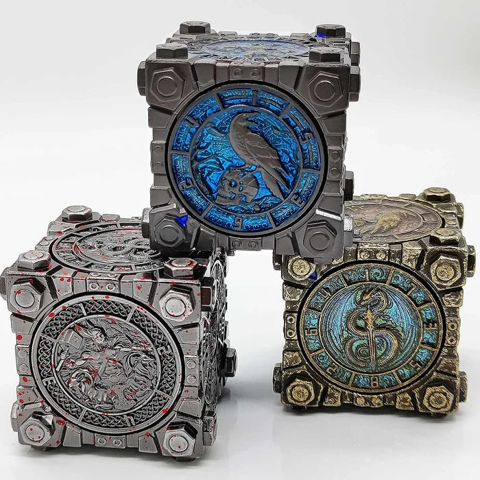 7-in-1 Metal Fidget Spinner DND Dice Set