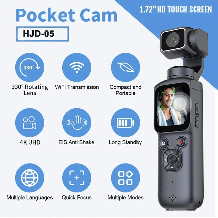 75MP HD Handheld Sport Camera
