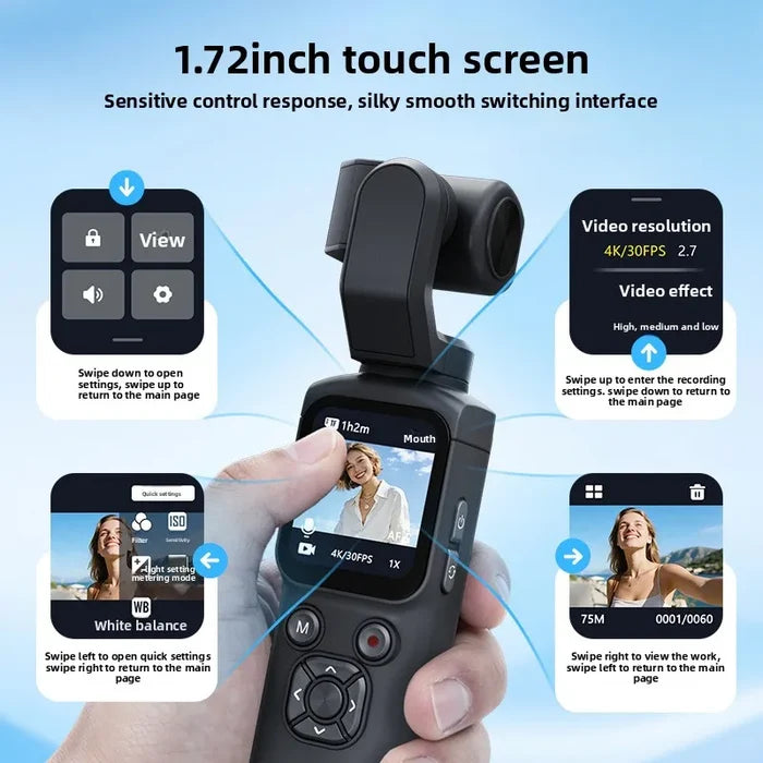 75MP HD Handheld Sport Camera