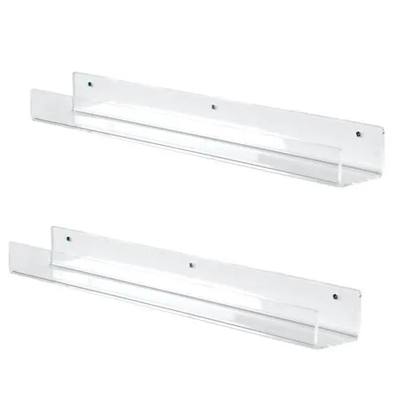 Acrylic Bathroom Shelf with Drainage