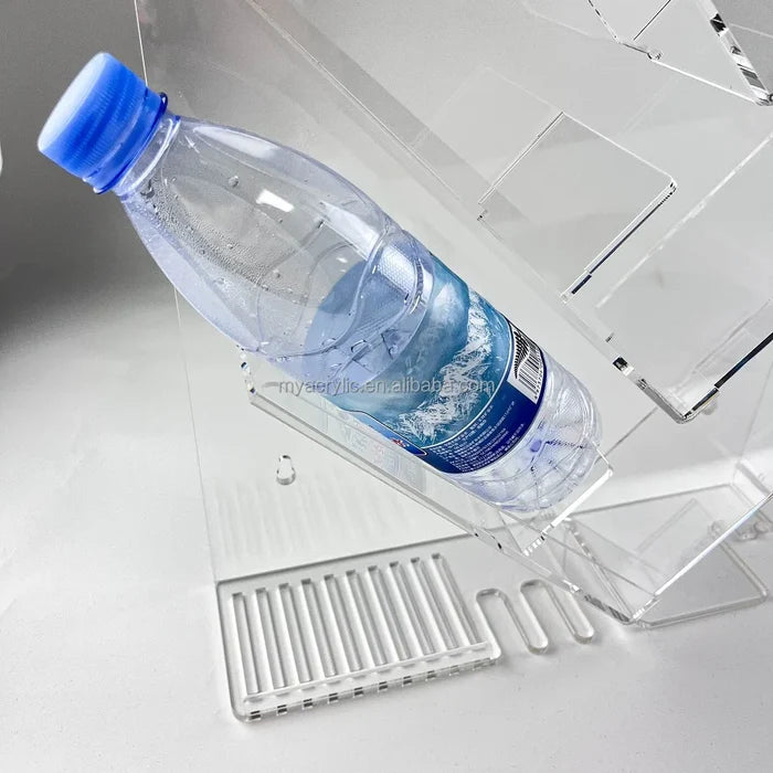 Acrylic Shower Caddy Shelves Slanted Shampoo Holder for Shower Wall