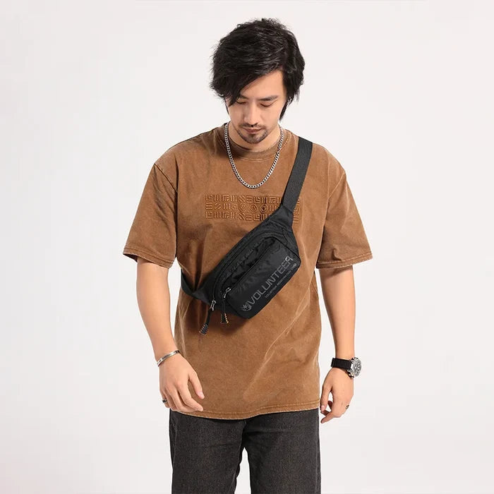 Adjustable Strap Outdoor Waterproof Camping Front Pouch Utility Waist Bag
